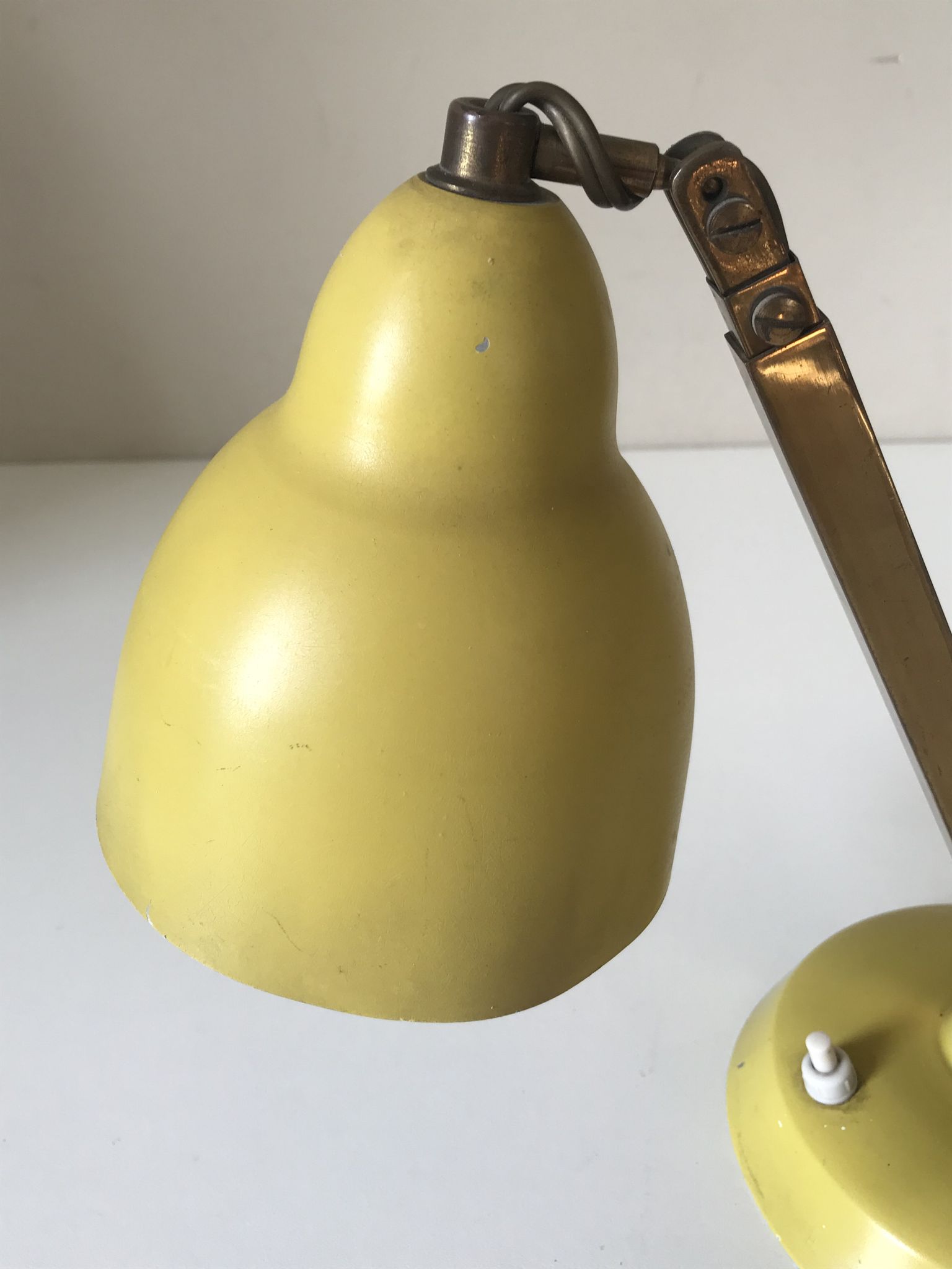 Lampe télescopique vintage années 50