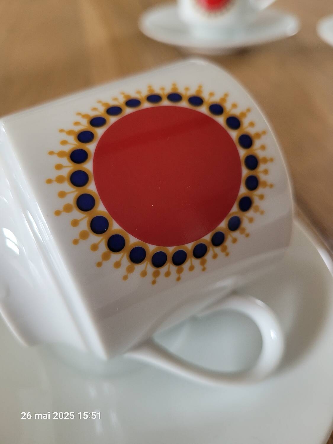 5 Bavaria cups and saucers
