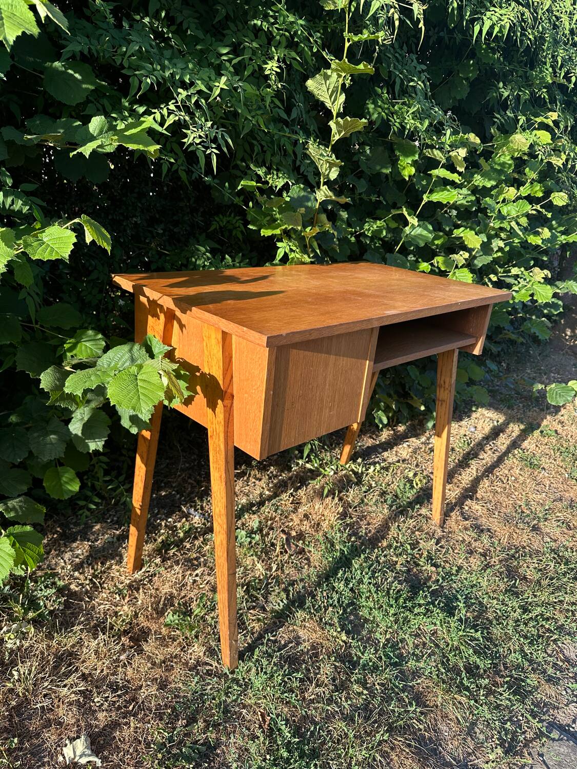 Scandinavian wooden desk, 1960s
