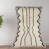 Handmade moroccan berber carpet 234 x 144 cm