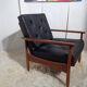 Scandinavian vintage leather armchair