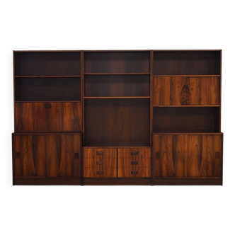 Set of rosewood bookcases, Danish design, 1970s, production: Thorsø Møbelfabrik