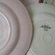 Set of 6 flat plates mismatched Digoin Sarreguemines