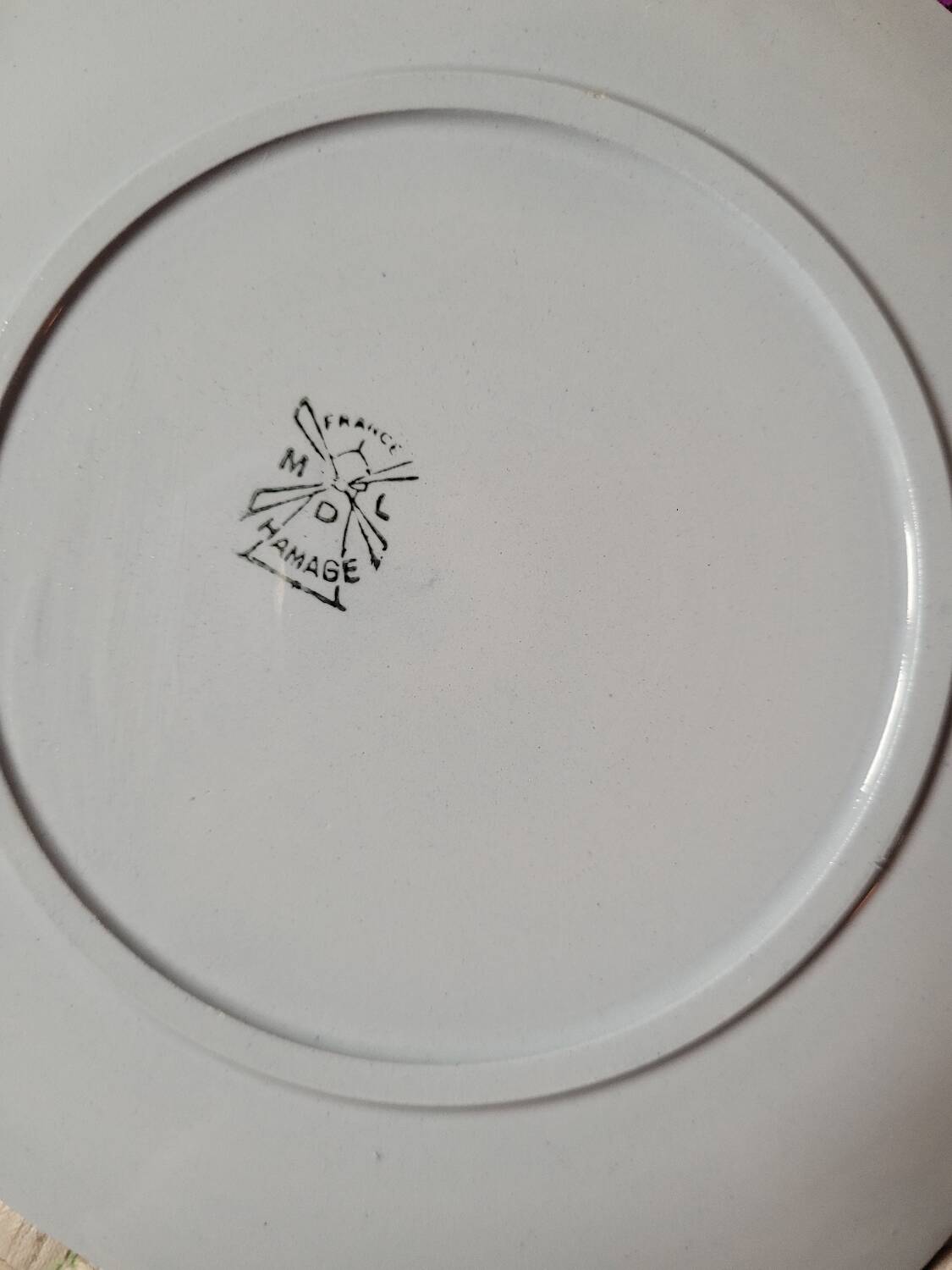 Lot de 3 assiettes à dessert MDL Hamage