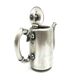 Hotel coffee pot, Eclecticism, silver-plated brass, Poland, 1920s.