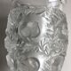 Paire de vases lalique modèle bagatelle