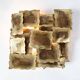 Sculpture or wall decoration in brass sheets USA circa 1970 (28 cm)