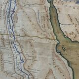 Map of Egypt 1762 under frame