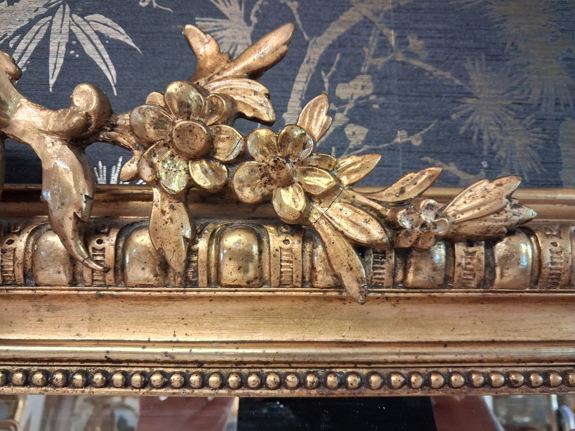 Mirror from the Louis Philippe era 157x98.