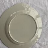 Plat à gâteaux en faïence motif cachemire vintage