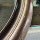 Vintage Round Mirror Wood Effect – Diameter 60 cm – Very Good Condition