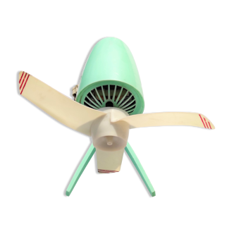 Light green Calor fan that works in the 1950s