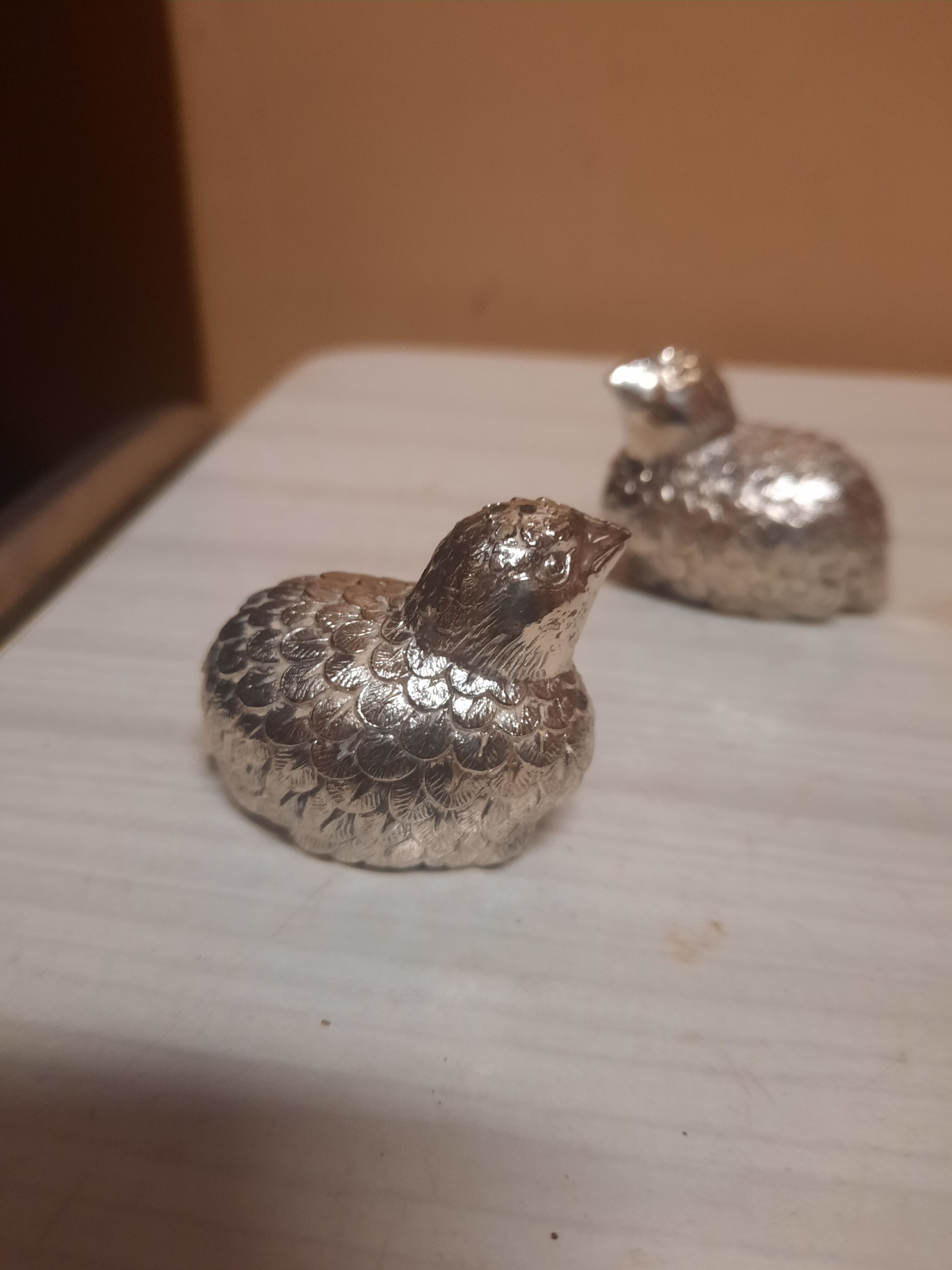 Partridge salt and pepper shaker