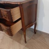 Louis XV style chest of drawers - 2 drawers - Curved feet - 1980s