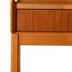 Scandinavian oak and teak nightstand, 1960s