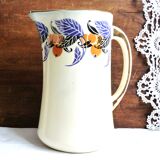 Vintage jug, ceramic toilet jug, pitcher, bathroom decor.