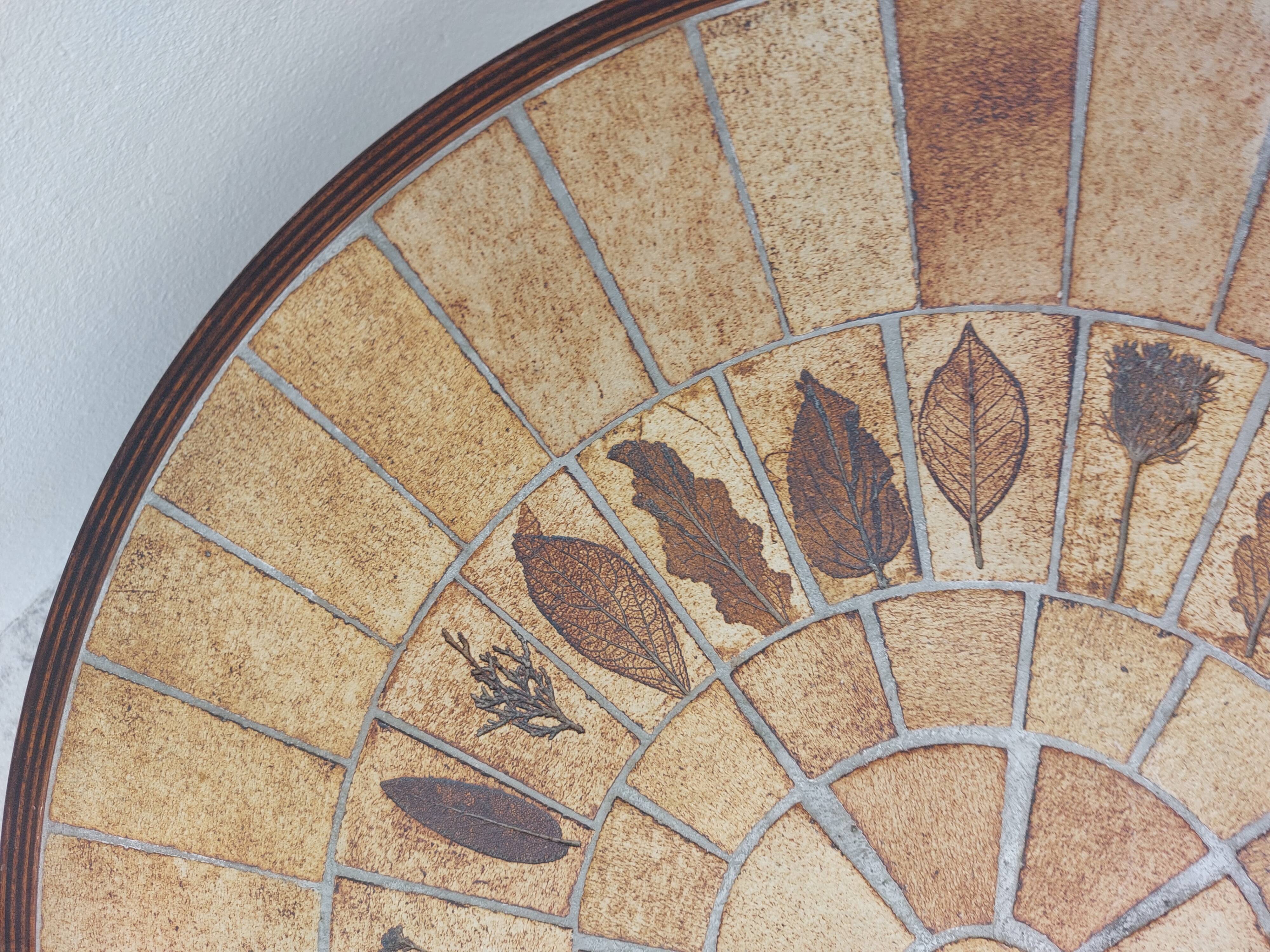 Ceramic coffee table by Roger Capron model Herbarium