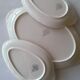 Série de 3 plats ovals jaune Villeroy & Boch