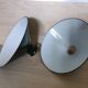 Lot 2 abat jour verre opaline vert