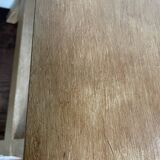 Weathered wooden step stool