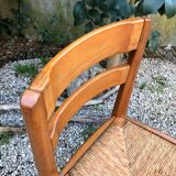 Chaises en orme vintage années 80