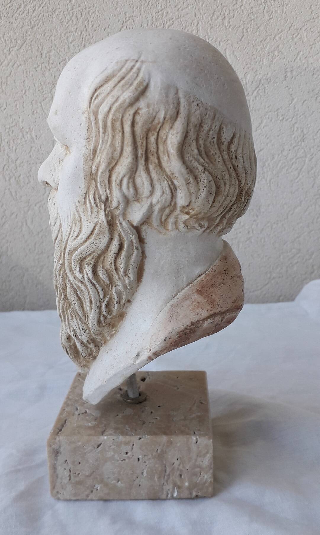 Greek bust of Socrates