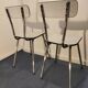 Paire de chaises formica