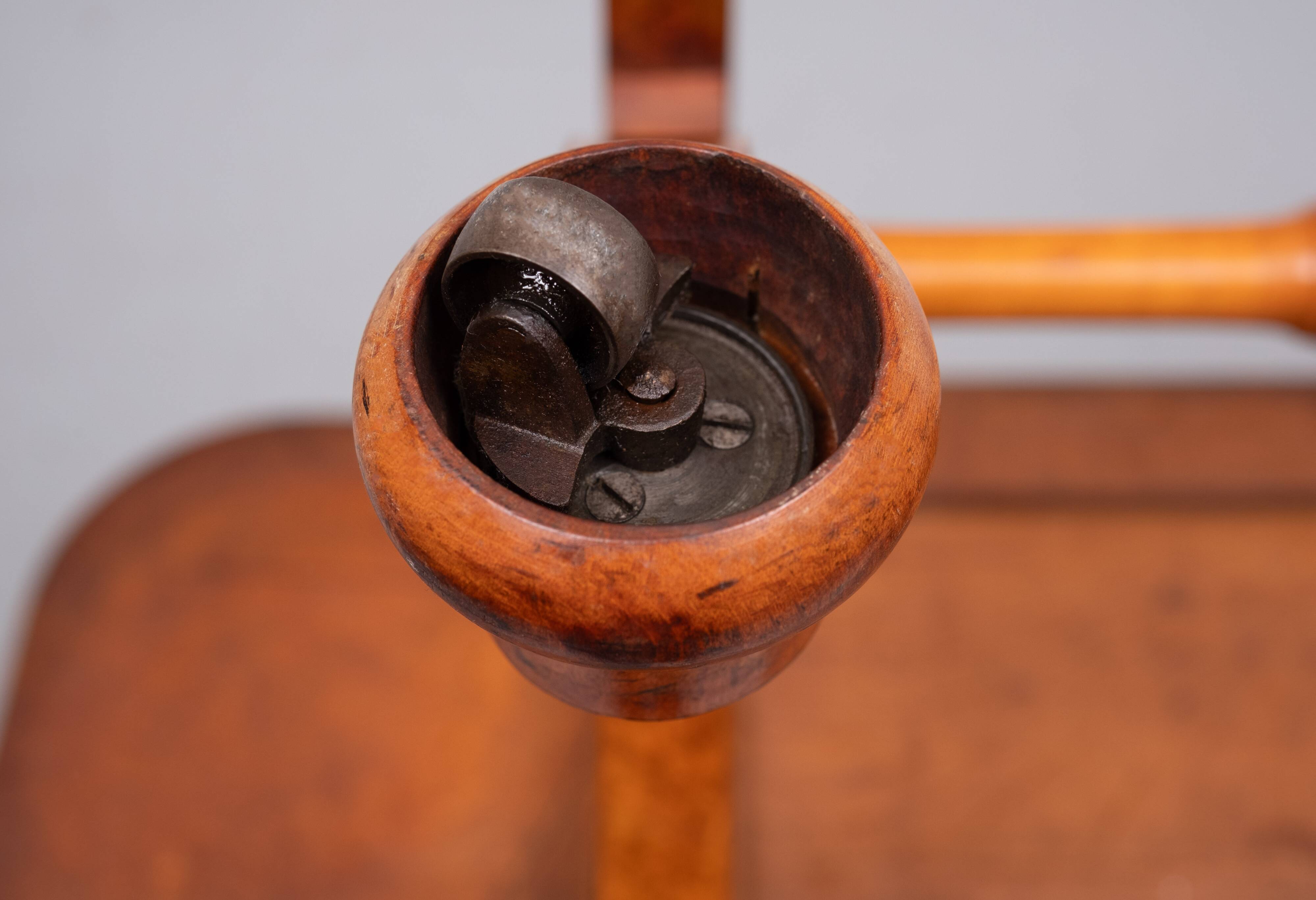 Antique Dutch Empire Burl Wood veneered desk or sofa table