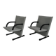 Set of 2 lounge chairs Burkhard Vogtherr for Arflex T-line, 1980’s