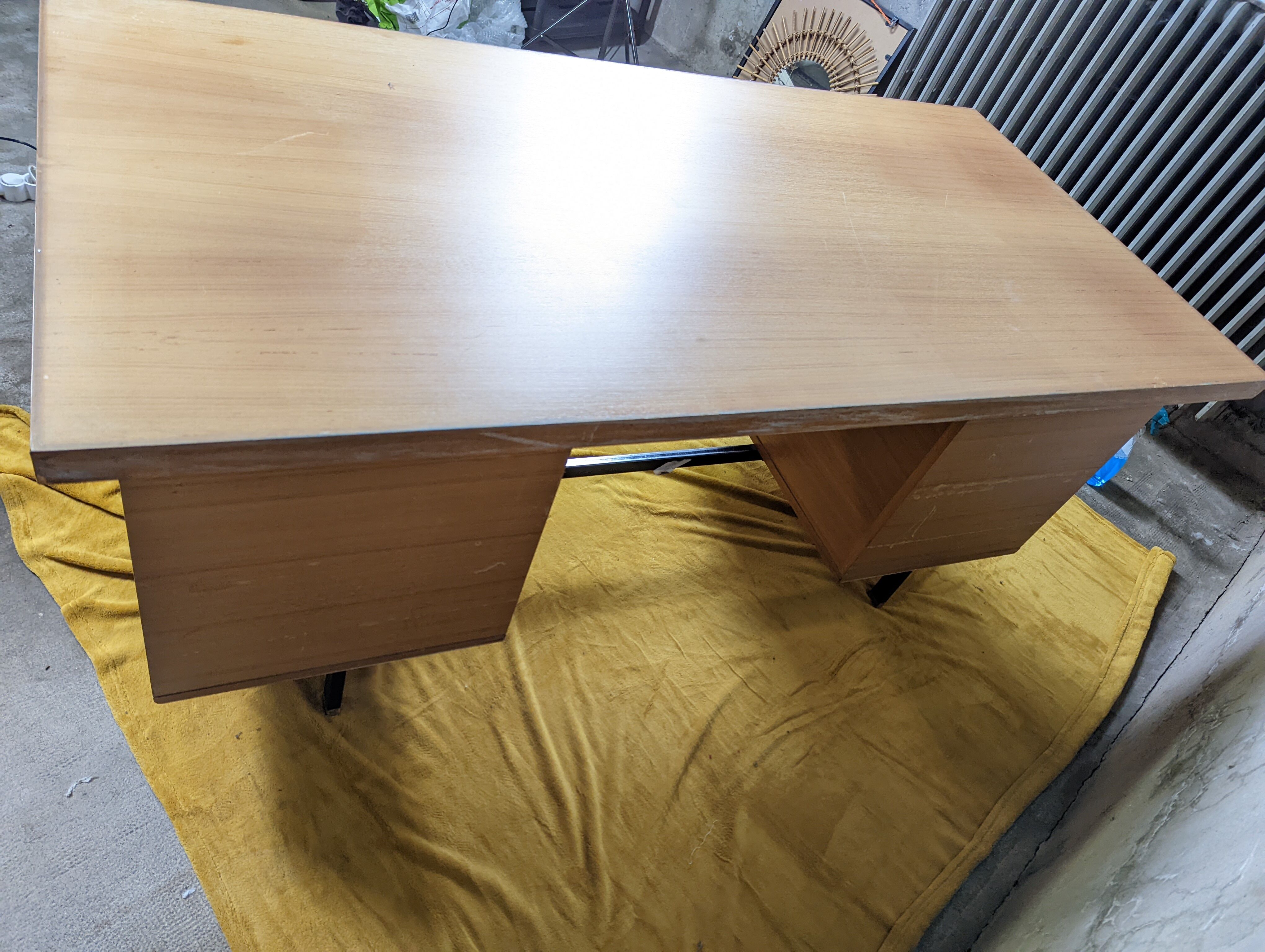 Minvielle desk in mahogany pierre guariche