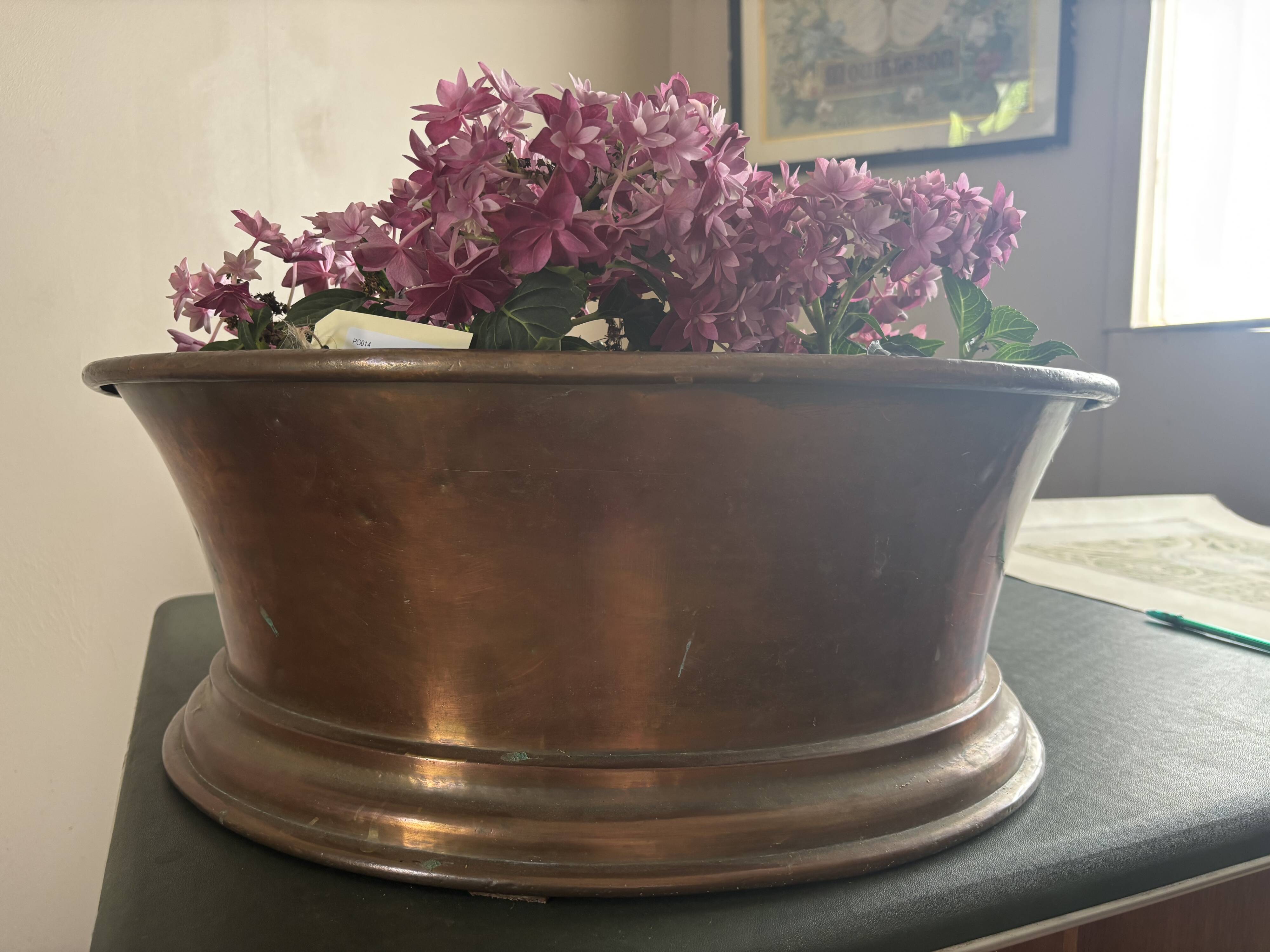 Copper planter