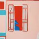 Françoise Gilot : La maison rose, sérigraphie originale