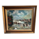 Oil painting port of Honfleur