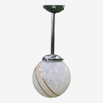 Art Deco ball hanging lamp