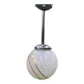 Art Deco ball hanging lamp