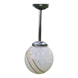 Art Deco ball hanging lamp