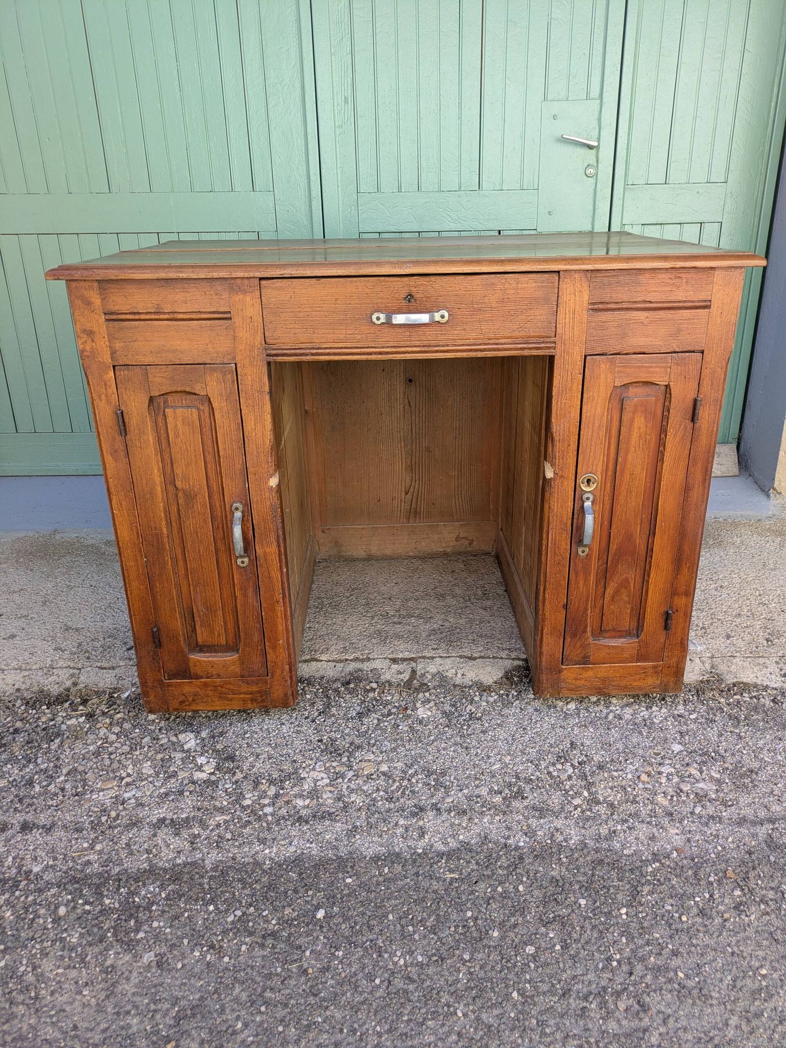 Vintage solid wood desk