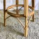 Bar stool in rattan and bamboo - 60s