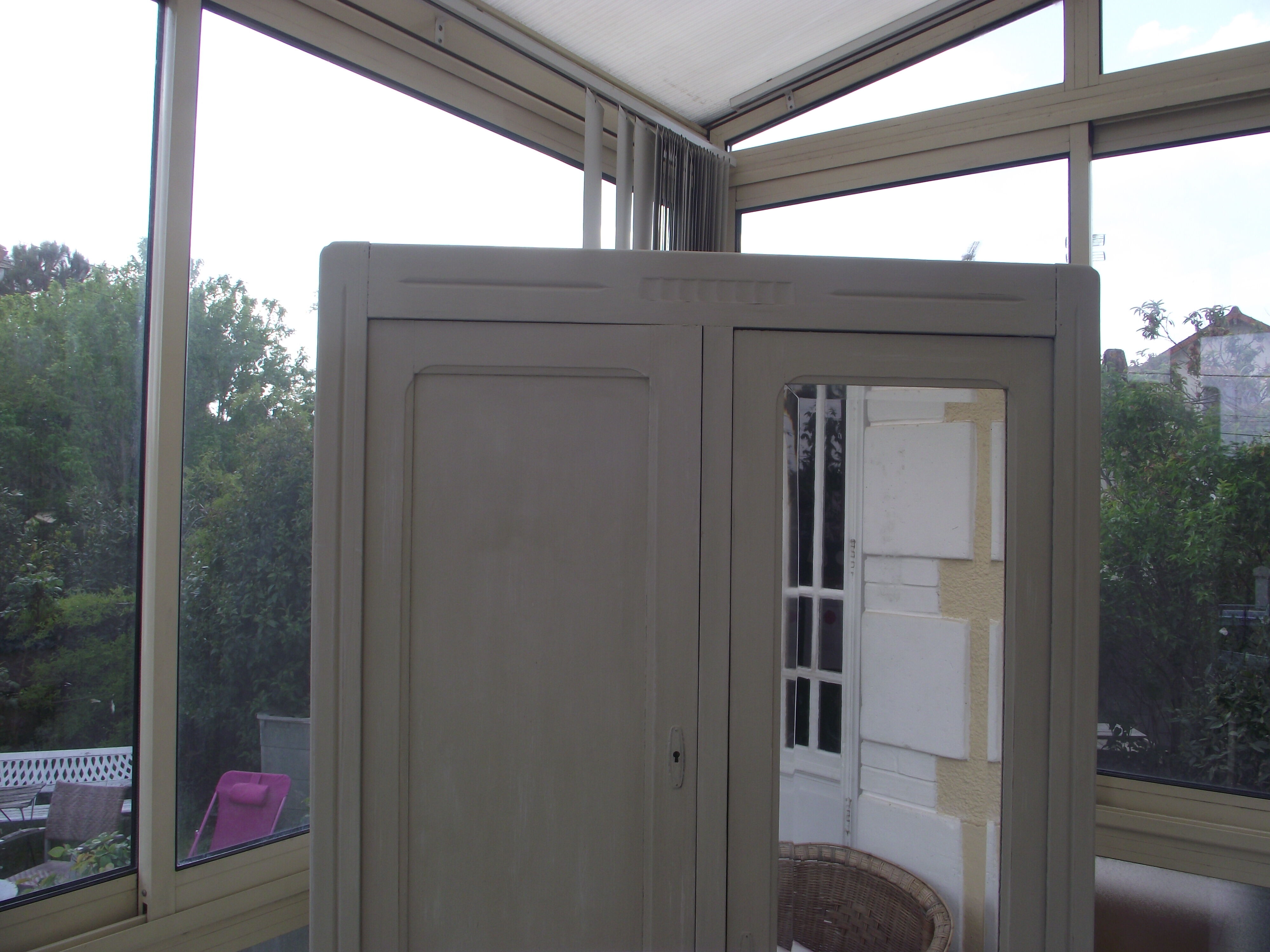 Painted Parisian wardrobe