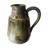 Stoneware Vase Pitcher Vintage Signed Danish