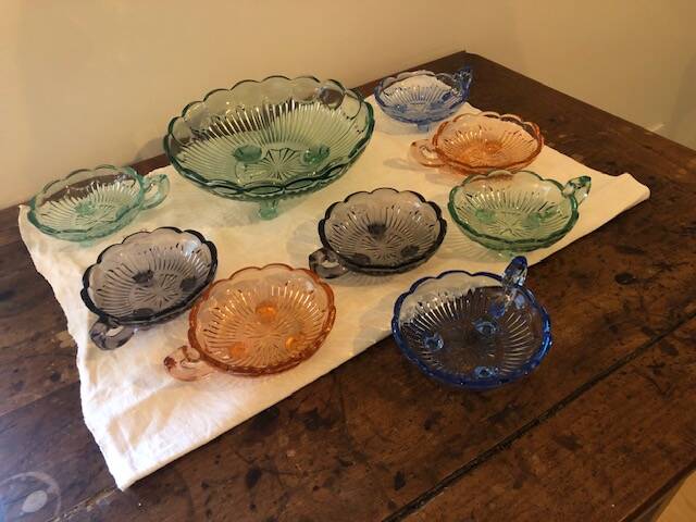 Vintage dessert service