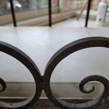 Wrought iron baker's grid.