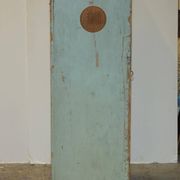 Armoire de mariage allemande antique 1818 peinte à la main