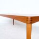 Table à repas teck Henri Walter Klein 1966 Bramin éditeur