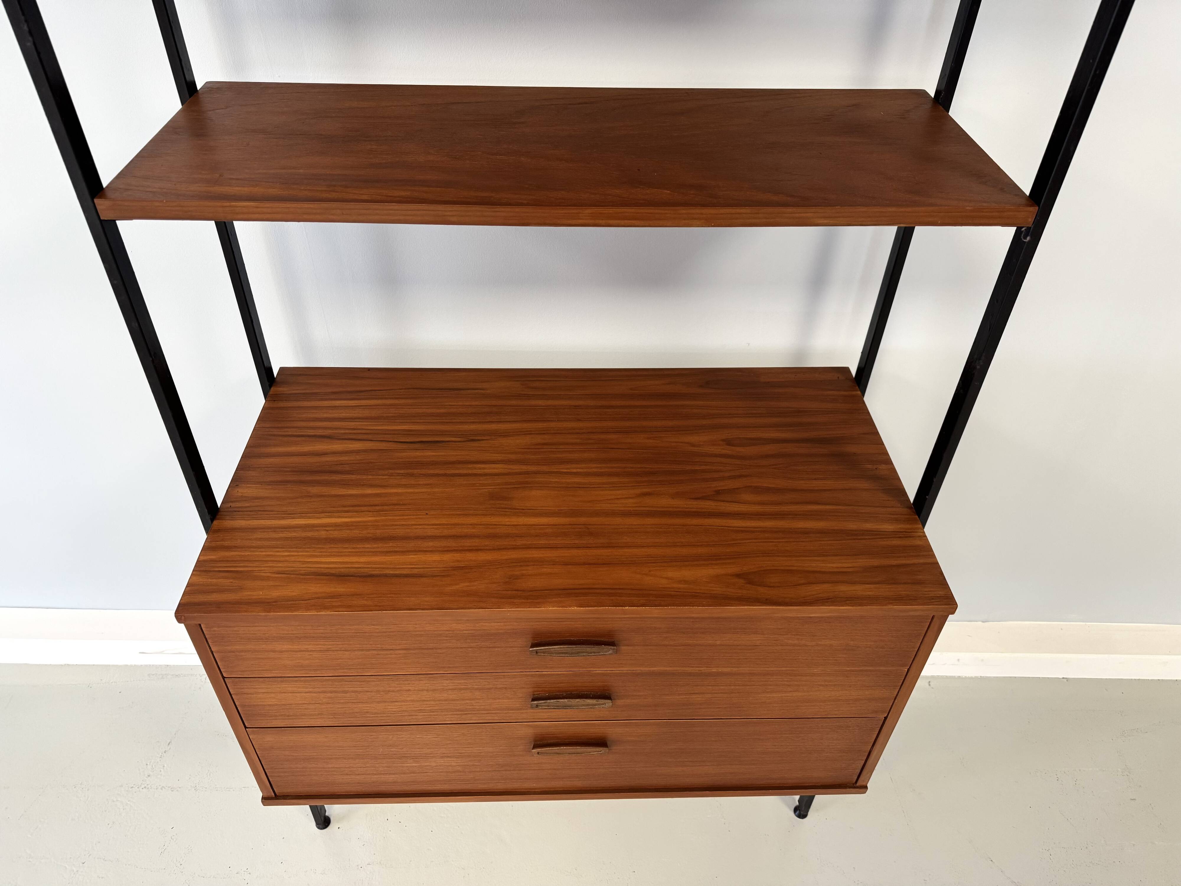 Bibliothèque, meuble de rangement par Avalon, années 1960