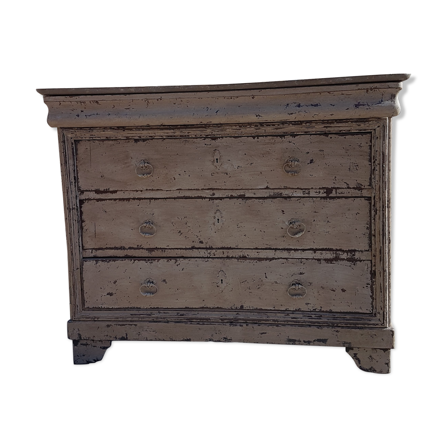Commode patiné
