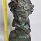 Bust of Beethoven after Cipriani in patinated plaster to resemble bronze, 27 cm