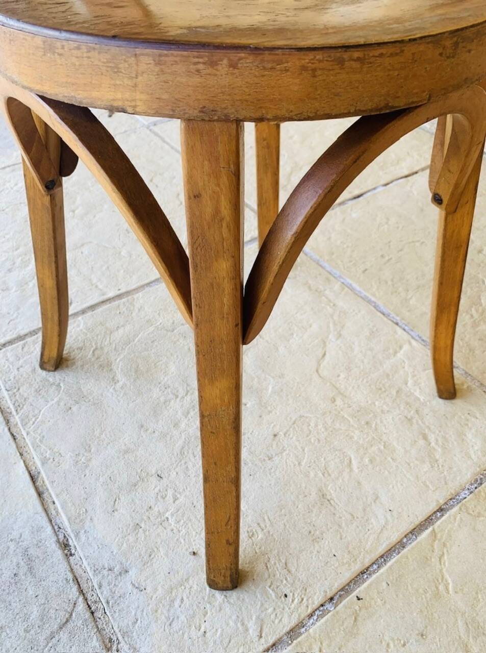 Pair of Vintage Baumann Stools, Model 92, Circa 50s/60s