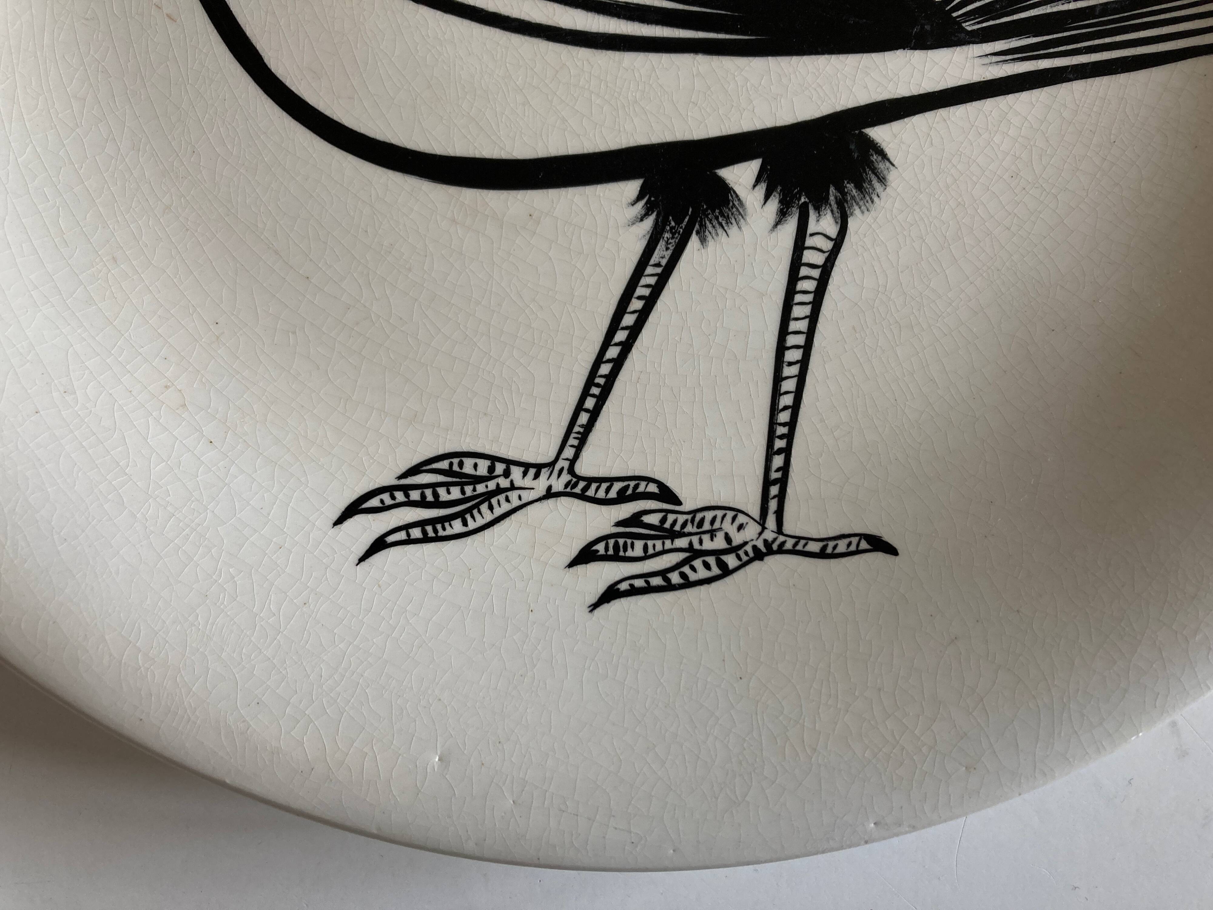 Bird dish designed by Robert Picault around 1973