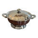 Silver-plated soup tureen